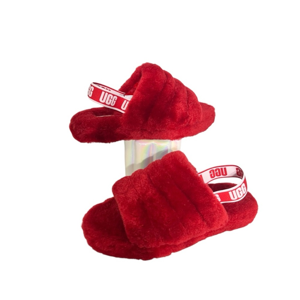 UGG fluff yeah sides/slippers NWOT